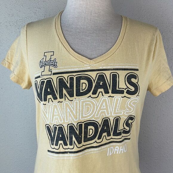 Russel University of Idaho Vandals Short Sleeve V-Neck T-Shirt Size S - Picture 2 of 6